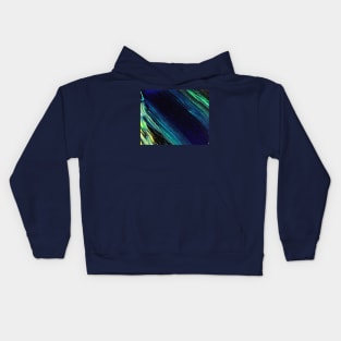 Azure Stream Wide Kids Hoodie